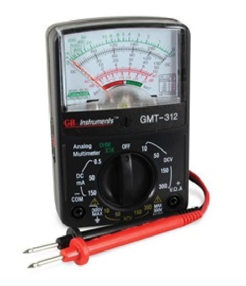 Gardner Bender GMT-312 Pocket Size 5-Function Analog Multimeter/Tester, 12 Range