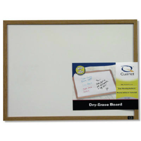 Quartet 35-380382 Wood Frame Dry Eraser Board, 23" x 35"