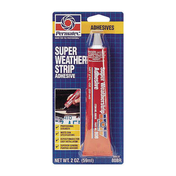 Permatex® 80638 Super Weatherstrip Adhesive, 2 Oz
