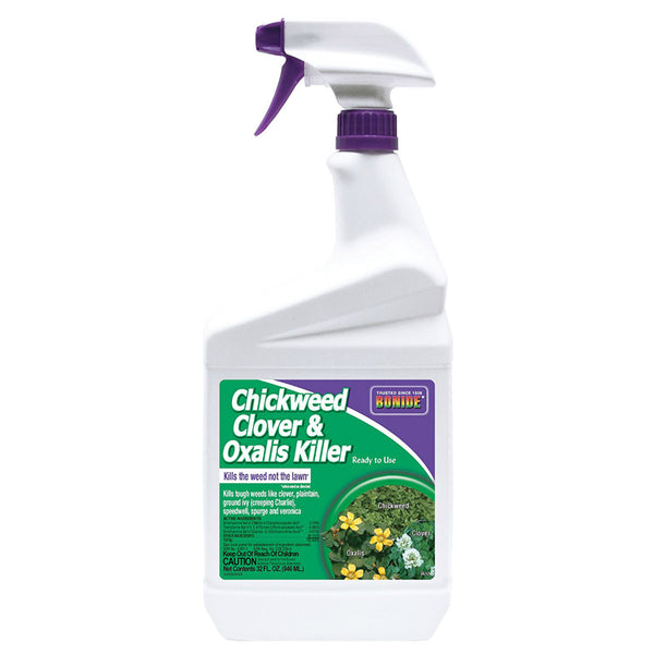 Bonide 0612 Chickweed/Clover & Oxalis Killer, Ready To Use, 1 Qt