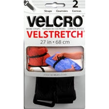 VELSTRECH STRAP BLACK 1" X 27"