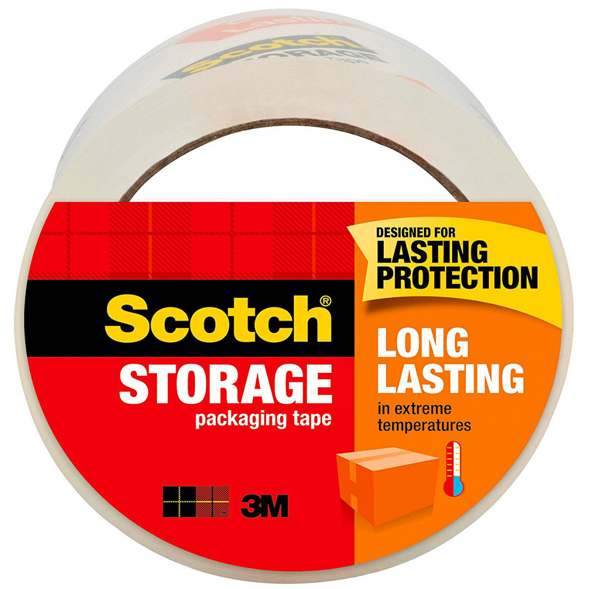 Scotch 3650 Long Lasting Moving & Storage Packaging Tape, 1.88" x 54.6 Yd, Clear