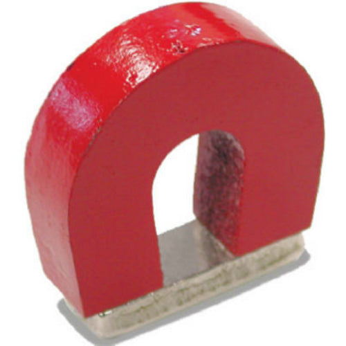 Master Magnetics 07279 Alnico Horseshoe Magnet, Red