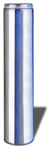 Selkirk 206036 Sure-Temp® Insulated Chimney Pipe with Locking Band, 6" x 36"