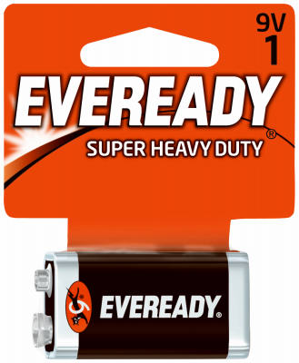 Eveready® 1222SW Super Heavy Duty® Battery, 9 Volt