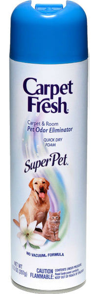 Carpet Fresh 280129 Super Pet Quick-Dry Odor Eliminator Foam, 10.5 Oz