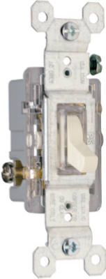Pass & Seymour TradeMaster Single-Pole/Illuminated Toggle Switch,15A