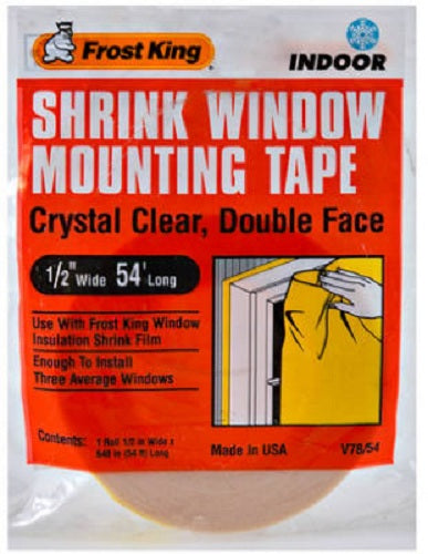 Frost King V78/54H Shrink Window & Door Mounting Tape, 1/2" x 54'