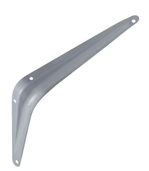 National Hardware® N171-066 Steel Shelf Bracket, 6" x 8", Gray