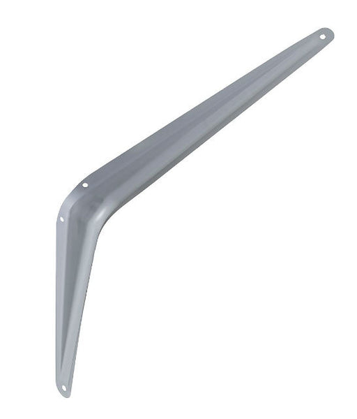 National Hardware® N171-074 Steel Shelf Bracket, Gray, 8" x 10"