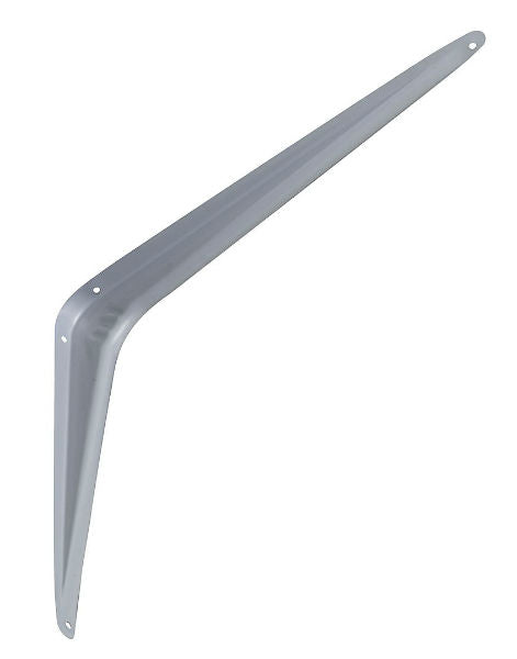 National Hardware® N172-619 Steel Shelf Bracket, Gray, 12" x 14"