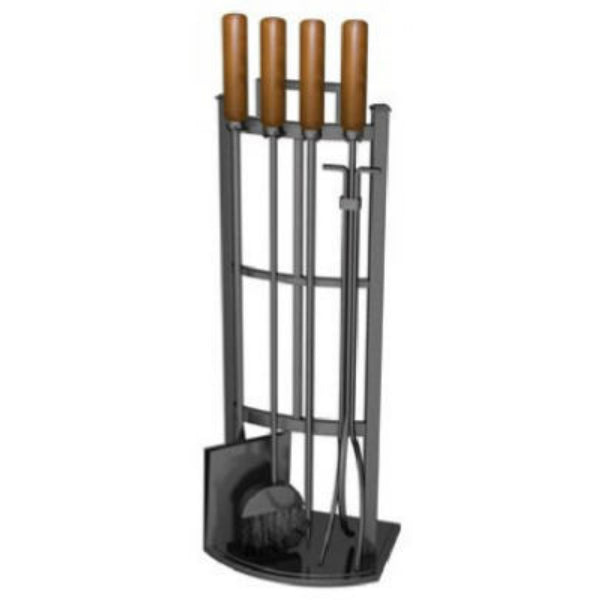 Panacea™ 15037 Mission Fireplace Tool Set with Steel Frame, 5-Piece