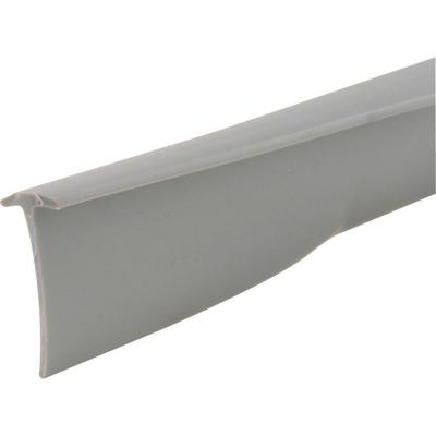 Slide-Co T-8680 Vinyl T-Shape Storm Door Bottom Sweep, 1/2" x 37", Gray