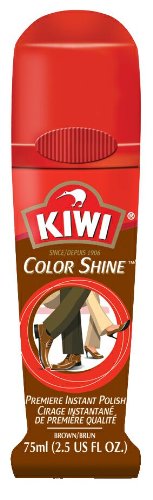 Kiwi 11313 Color Shine Premier Instant Leather Shoe Polish, Brown, 2.5 Oz