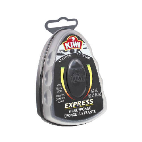 Kiwi 184-001 Express Instant Shoe Shine Sponge, Black