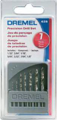 Dremel 628 Drill Bit Set, 7-Piece