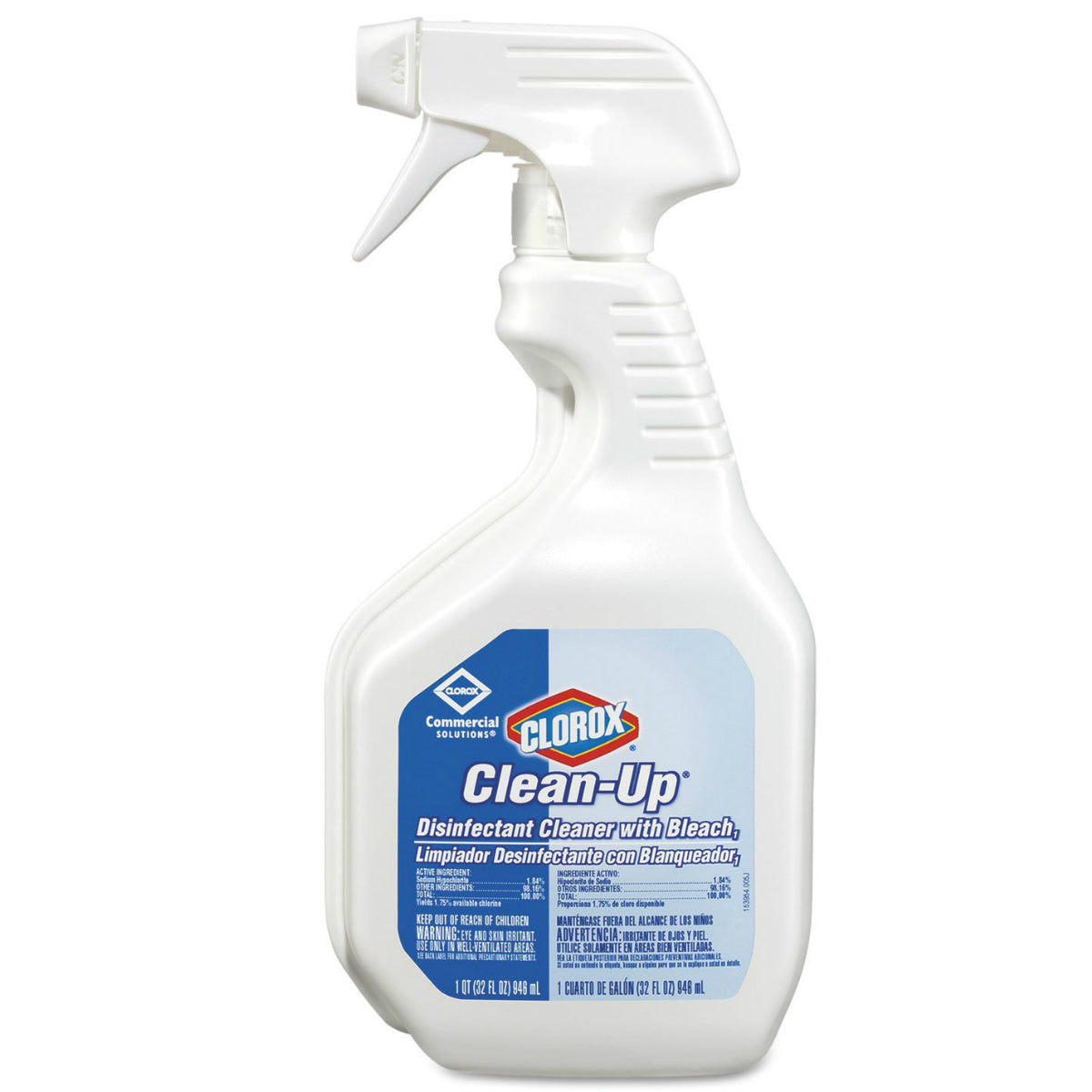 Clorox® 35417 Commercial Solutions® Clean Up Disinfectant Cleaner w/Bleach, 32 Oz