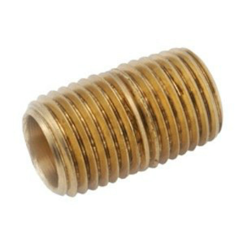 Anderson Metals 38300-1215 Lead Free Pipe Fitting Nipple, Red Brass, 3/4"x1-1/2"