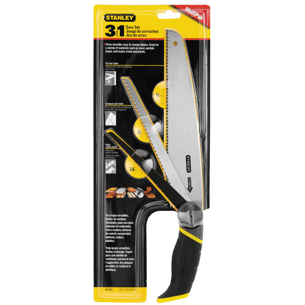 Stanley® 20-092 Saw Set with Comfortable Handle, 3-In-1