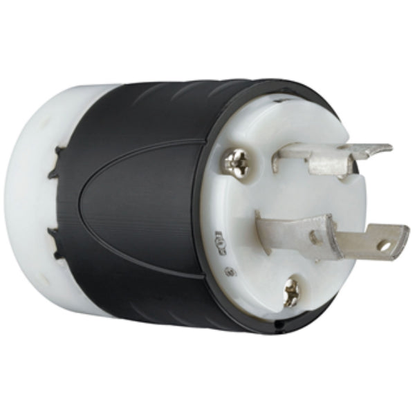 Pass & Seymour L630PCCV3 2-Pole 3-Wire Grounding Turnlok Plug, 30A, 250V