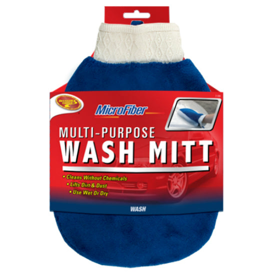 Detailer's Choice® 7-6258 Microfiber Multi-Purpose Wash Mitt, Blue