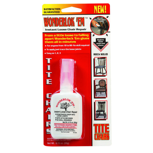 WonderLok 'Em W2081 Tite Chairs Glue, 20 Gram