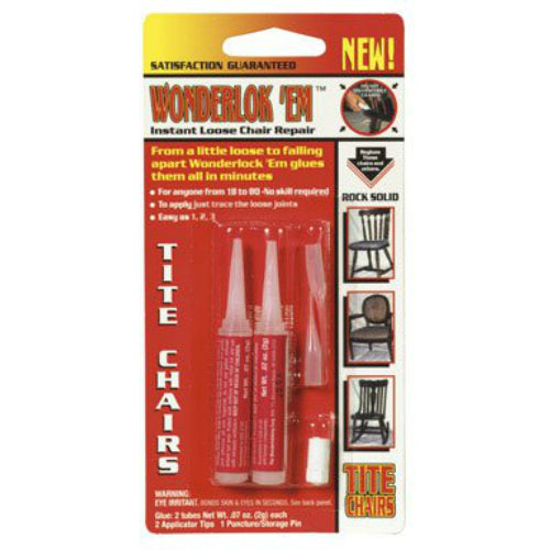 WonderLok 'Em W2082 Tite Chairs Glue, 5 Gram