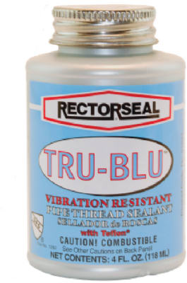 Rectorseal 31631 Tru-Blue Pipe Thread Sealant, 4 Oz
