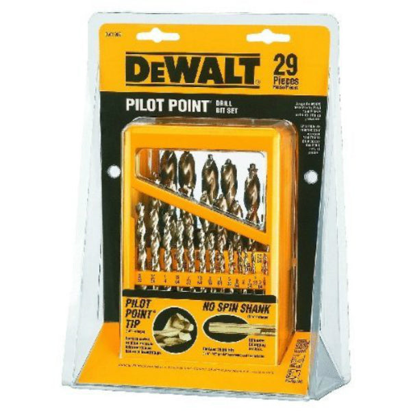 DeWalt® DW1969 Gold Ferrous Pilot Point® Set, 29-Piece