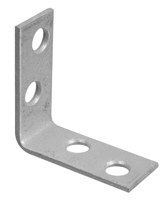 National Hardware® N208-736 Corner Brace, 1-1/2" x 5/8", Galvanized, 4-Pack