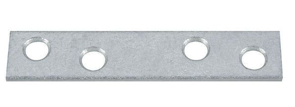 National Hardware® N208-801 Mending Braces, 3" x 5/8", Galvanized, 4-Pack