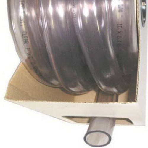 Master Plumber 7013PTV Vinyl PVC Tubing, 1-1/2" ID x 1-7/8" OD x 25', Clear