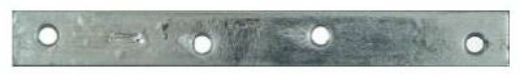 National Hardware N220-350 Mending Brace, 8" x 7/8", Galvanized