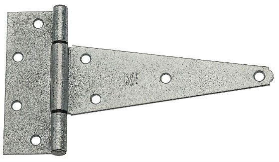 National Hardware® N129-494 Extra Heavy T Hinge, 8", Galvanized