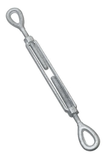 National Hardware® N177-394 Eye & Eye Turnbuckle, 3/8" x 6", Galvanized