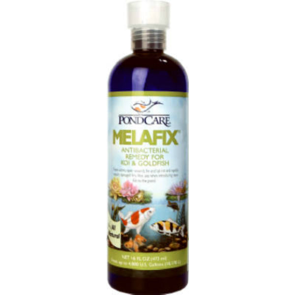 API 176B Pond Melafix Fish Bacterial Infection Remedy, 16 Oz, Treats 4800 Gal