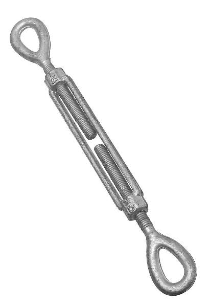 National Hardware® N177-402 Eye & Eye Turnbuckle, 1/2" x 6", Galvanized