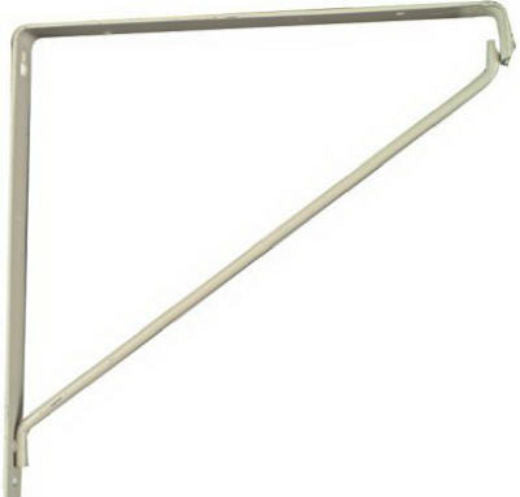 National Hardware® N234-401 Shelf Bracket, White