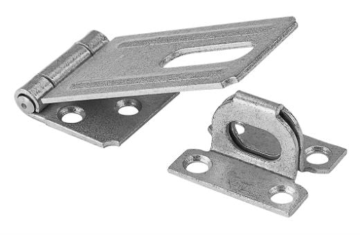 National Hardware® N102-749 Galvanized Safety Hasp with Brass Pin, 3-1/4"