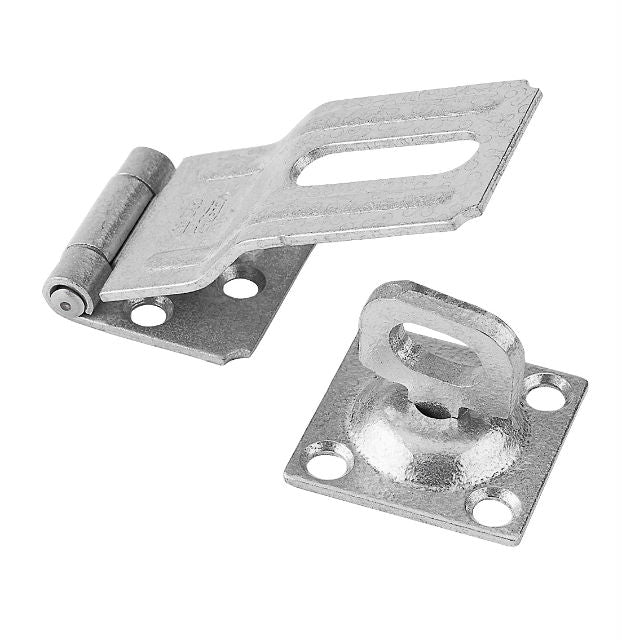 National Hardware® N103-044 Galvanized Swivel Hasp with Brass Pin, 3-1/4"