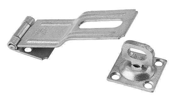 National Hardware® N103-069 Galvanized Swivel Hasp with Brass Pin, 4-1/2"