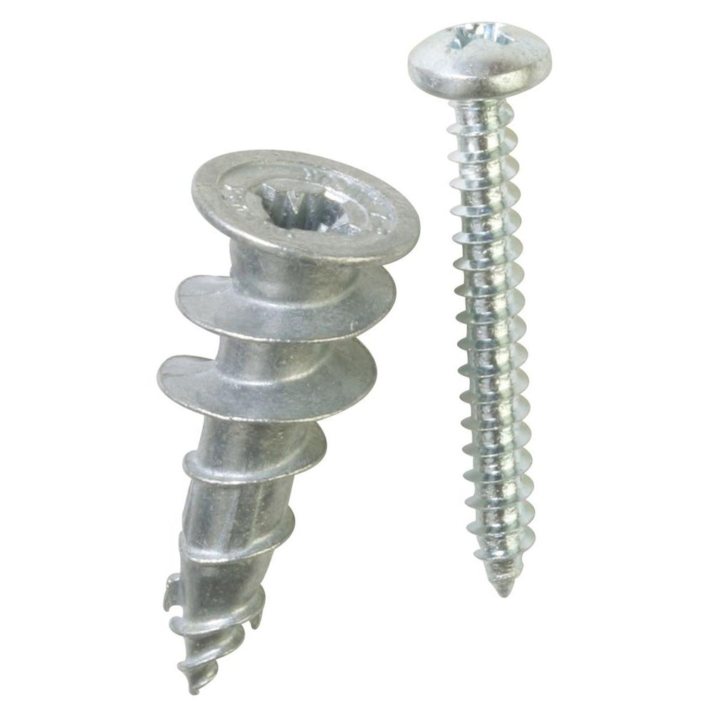 E-Z Ancor 25216 Stud Solver Self-Drilling Drywall Anchors, 20-Count