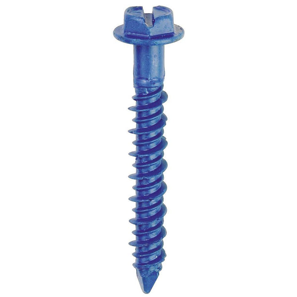 Tapcon® 24105 Hex-Washer-Head Concrete Anchors, 3/16" x 1-3/4", 8-Count