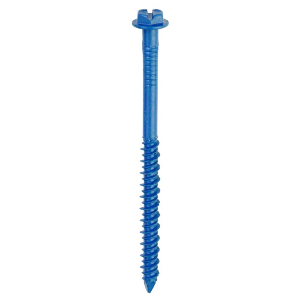 Tapcon® 24130 Hex-Washer-Head Concrete Anchors, 1/4" x 2-3/4", 8-Count