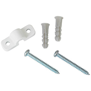 ClosetMaid® 756100 Concrete U-Shaped Shelf Clips for Wire Shelving, Metal, 12-Ct