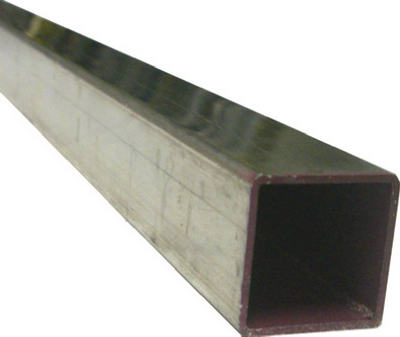 SteelWorks 11386 Square Aluminum Tube, 3/4" x 36", Mill Finish