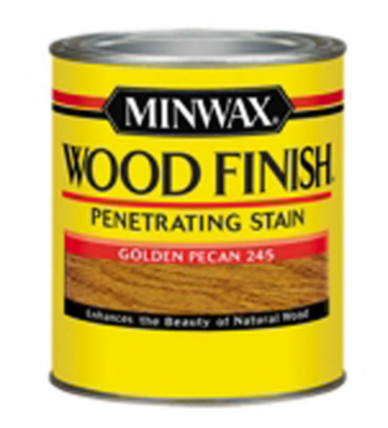 Minwax® 224504444 Wood Finish™ Penetrating Wood Stain, Golden Pecan (245), 1/2 Pt