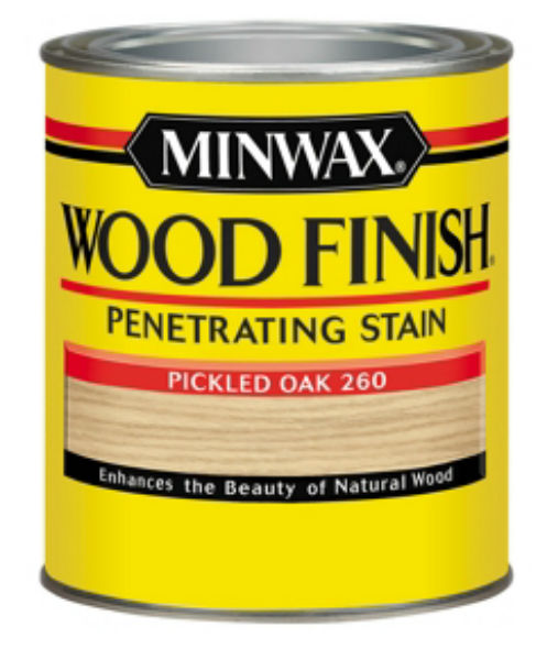 Minwax® 70042 Wood Finish™ Penetrating Wood Stain, Pickled Oak (260), 1 Qt