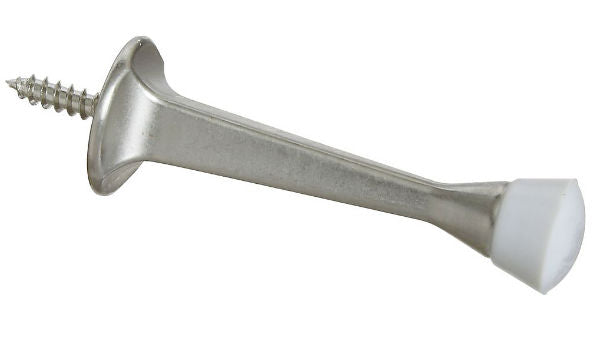 National Hardware® N331-363 Rigid Door Stop, 3", Satin Nickel