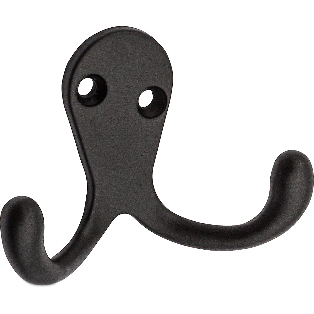 National Hardware N330-829 Die-Cast Double Clothes Hook, Oil Rubbed Bronze, 2-Pk